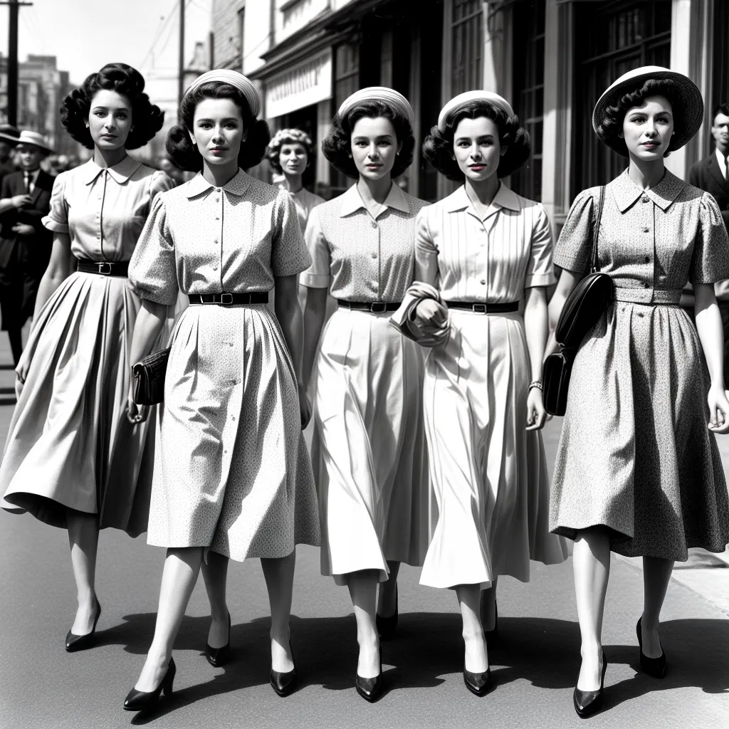 Faldas coloridas de mujer con estilo 1950