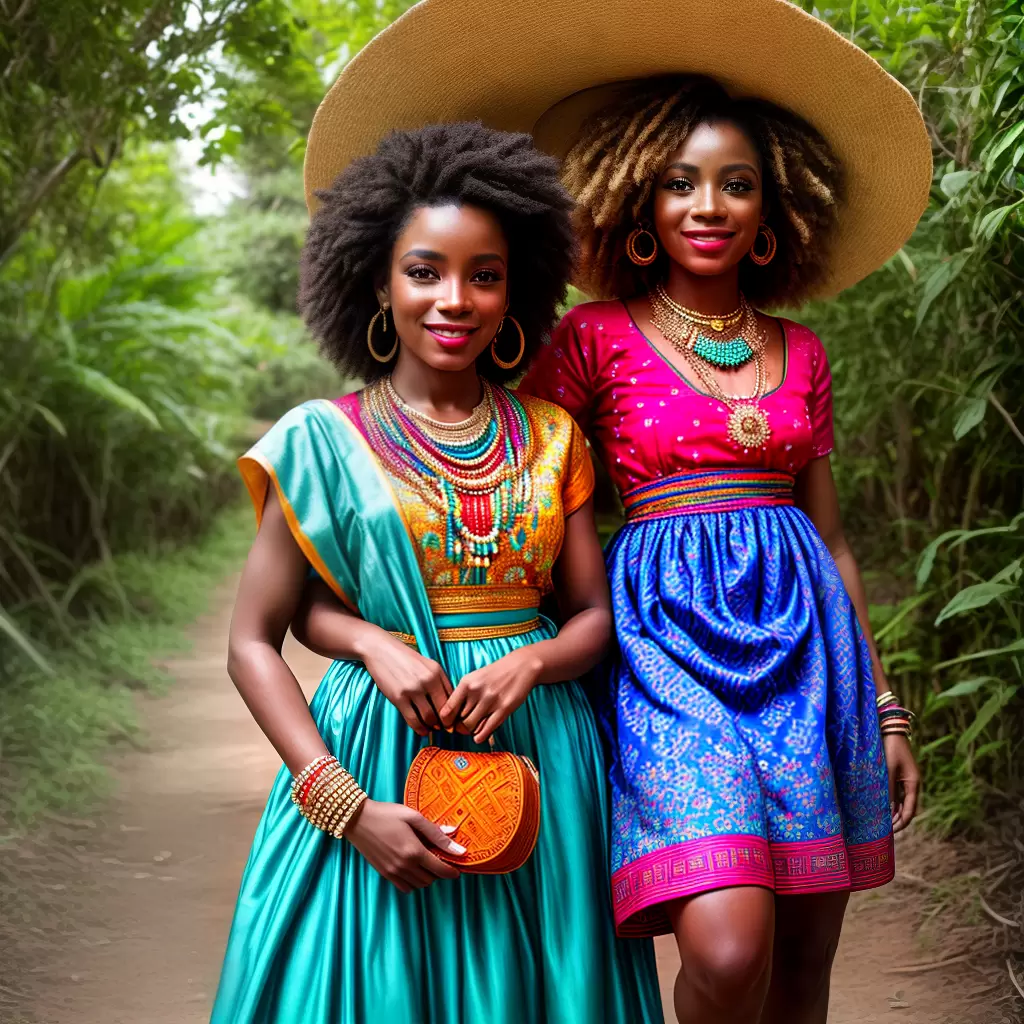 Fondos de Pantalla Baiana Vestido Colorido Cultura Afro descargar imagenes