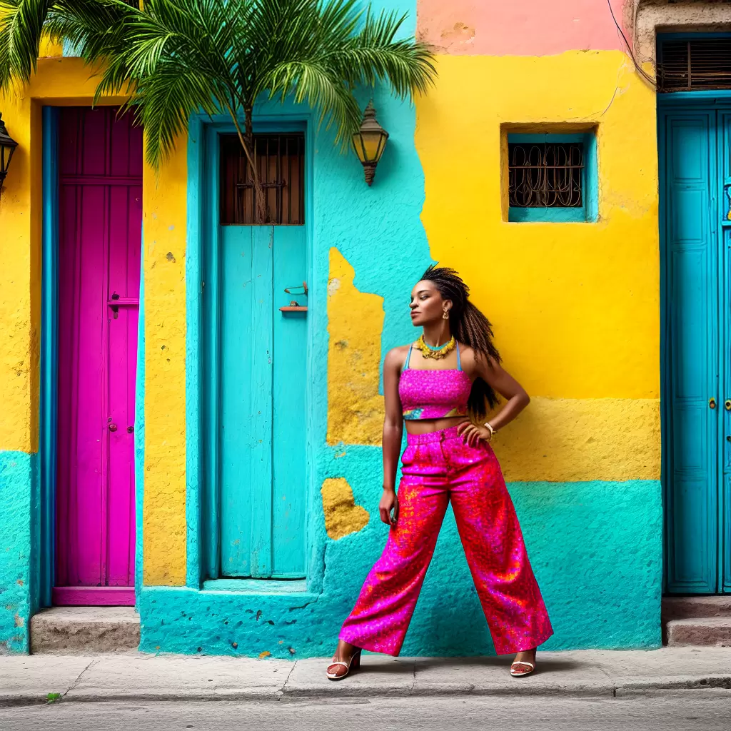 Fotos de Pantalones Estampados Havana Mujer